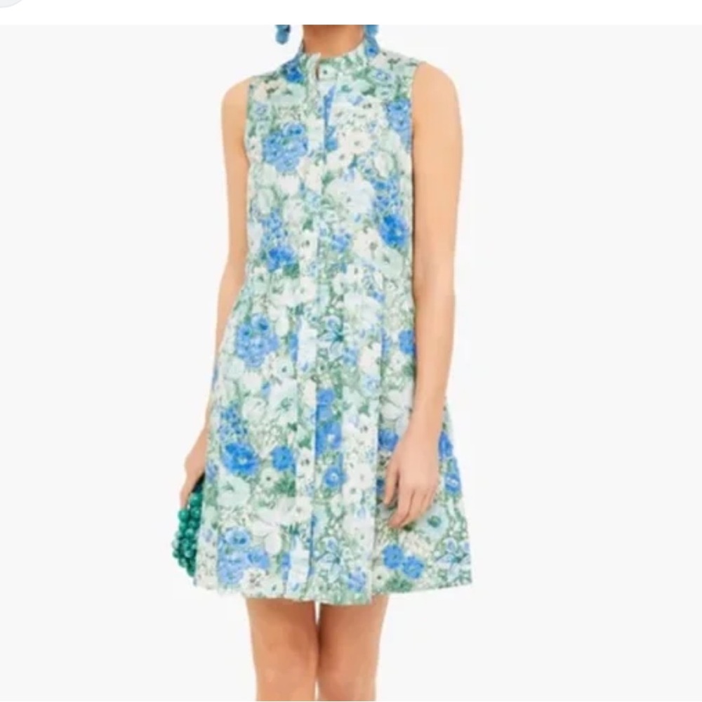 Tuckernuck Blue Floral Midi Dress